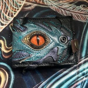 Dragon Eye Leather Wallet